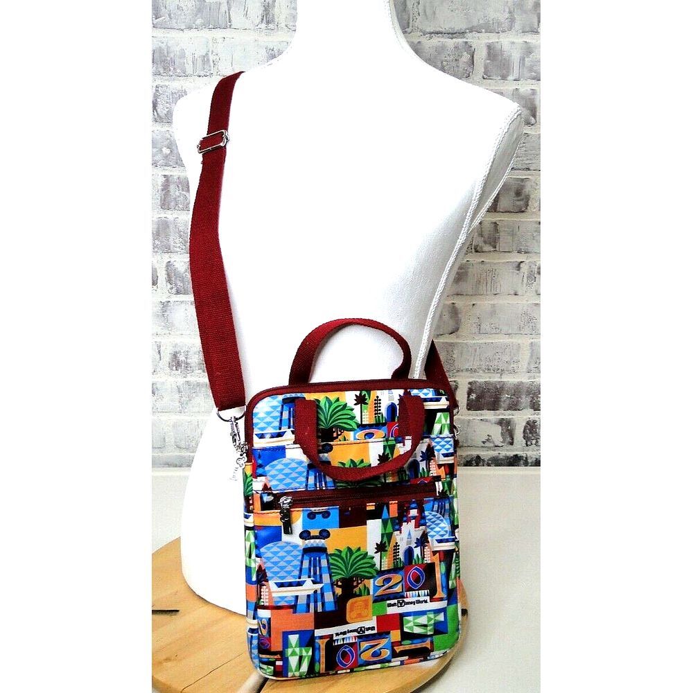 Walt Disney World Zipper Purse Bag Crossbody 2014 Tech‎ 9" Free Shipping